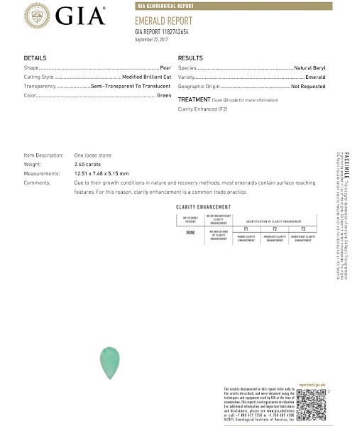 GIA Cert- sku 2654